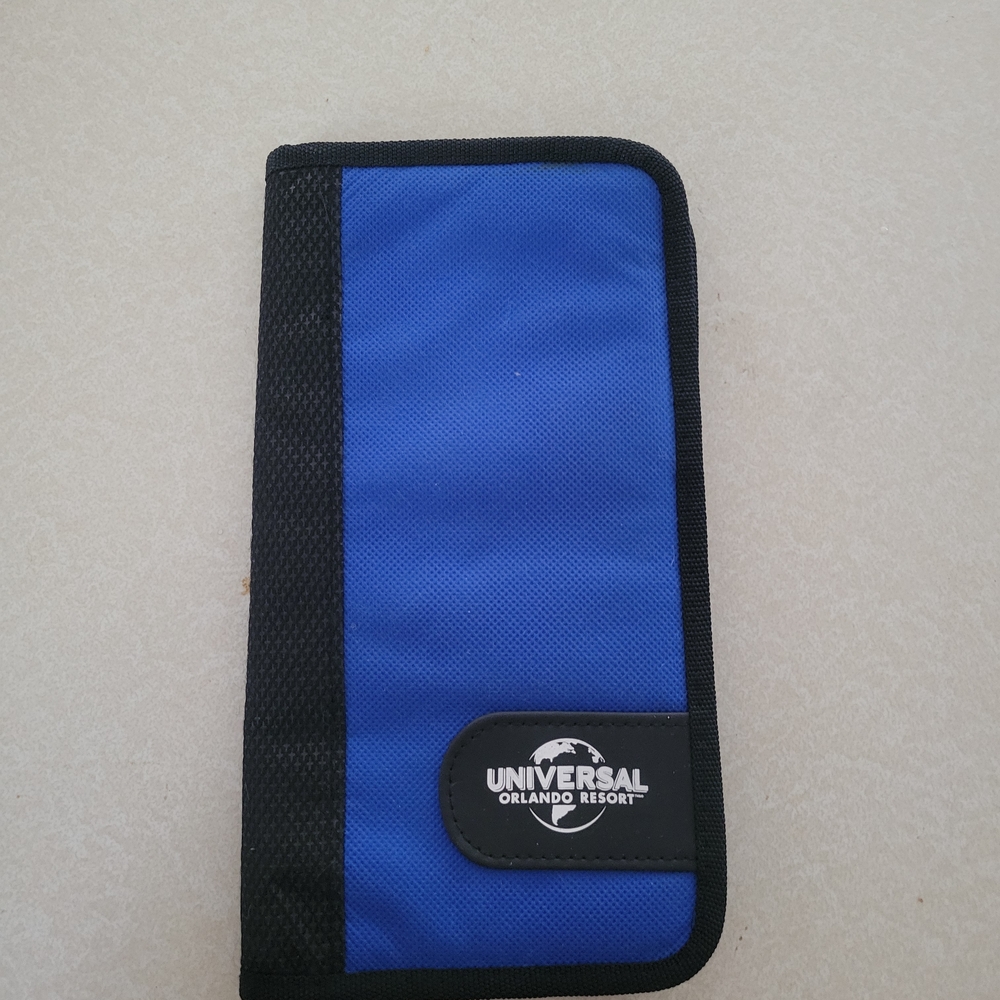 Blue Travel Wallet